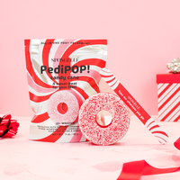 Load image into Gallery viewer, Candy Cane | Holiday PediPOP! Pedi Buffer &amp; Nail File
